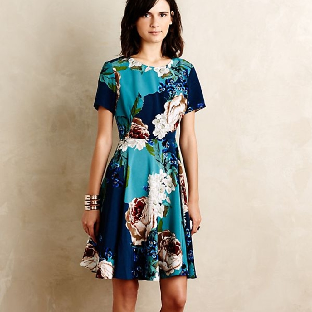 Anthropologie Paeonia Dress